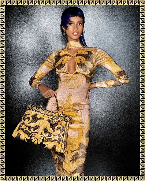 collab versace|versace fendace campaign.